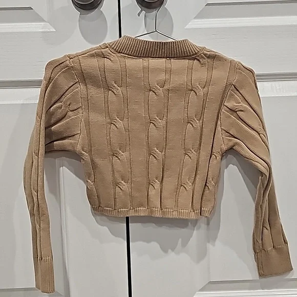 NWOT Girl crop top sweater - Picture 5 of 5